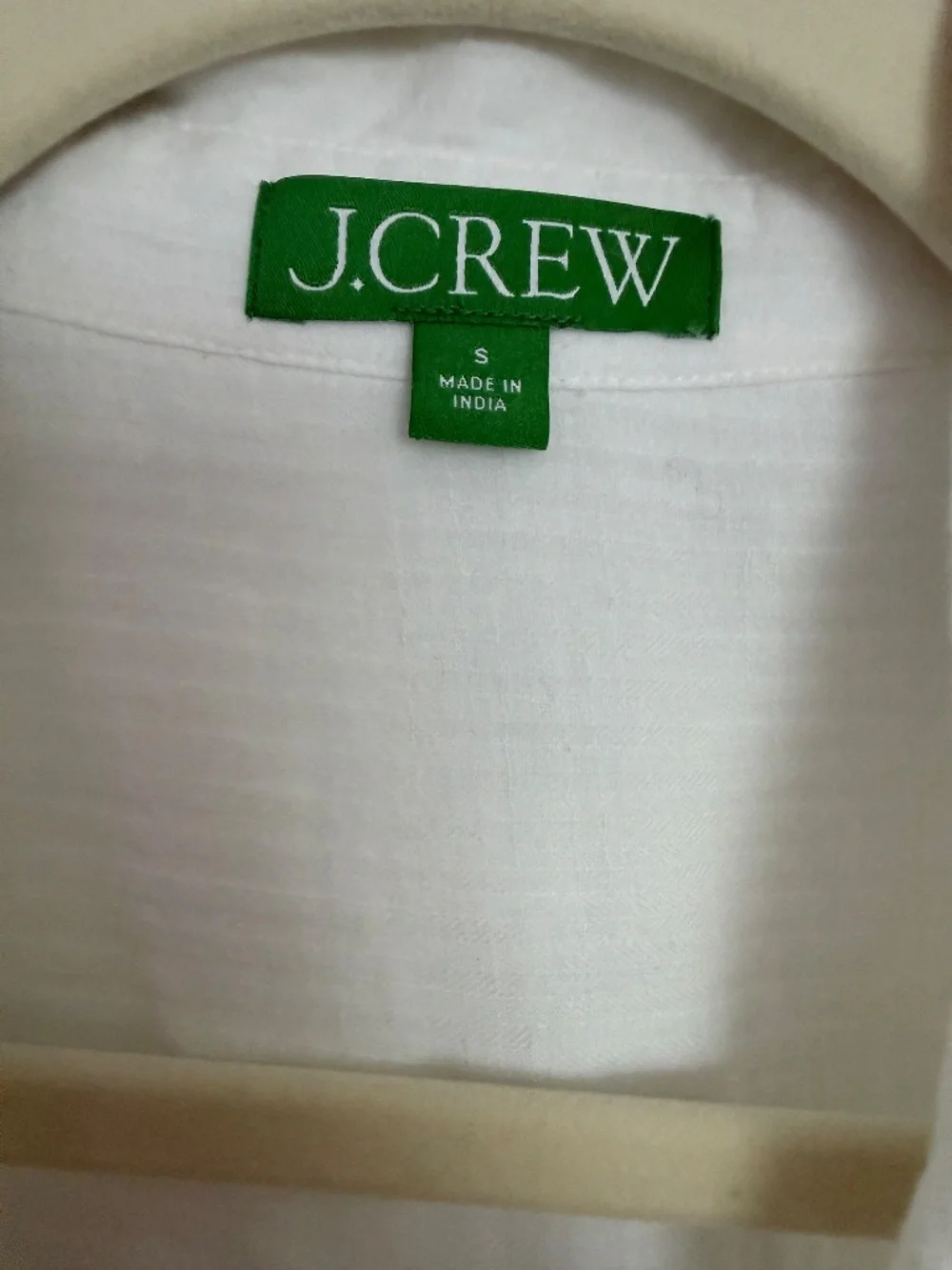 J Crew Long beach shirt in airy gauze - White - Small